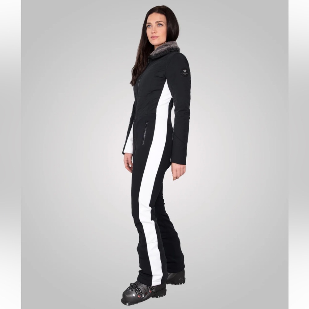 Obermeyer Katze Black and White Ski Suit
